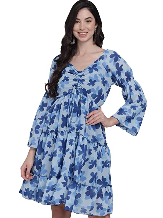 Funday Fashion Women Printed Dress Offer Price
