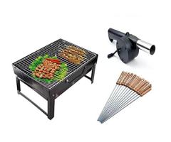 Folding Portable Outdoor Barbeque Charcoal BBQ Grill Oven