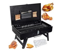 MAZORIA Big Size Foldable Charcoal Barbeque Grill