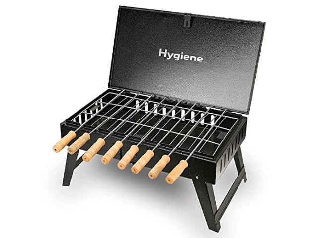 Hygiene Suitcase Barbecue Foldable Charcoal Barbeque For Home - 1/1