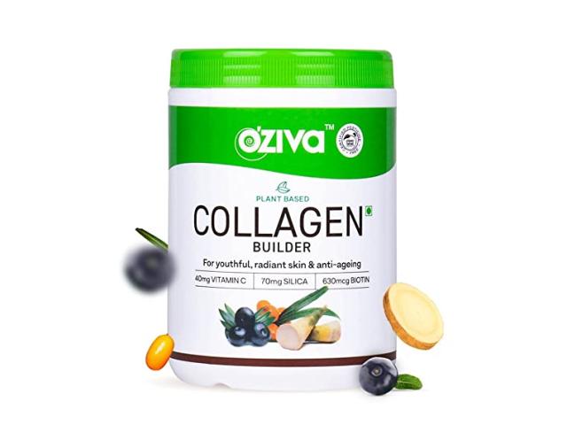 Oziva Plant Based Collagen Builder Certified Vegan Supplements for Hair, Skin and Joints - 1/1