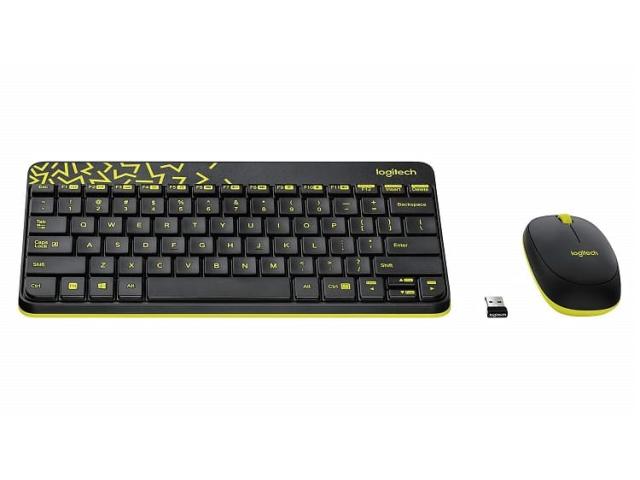 Logitech MK240 Nano Wireless USB Keyboard and Mouse Set - 1/1