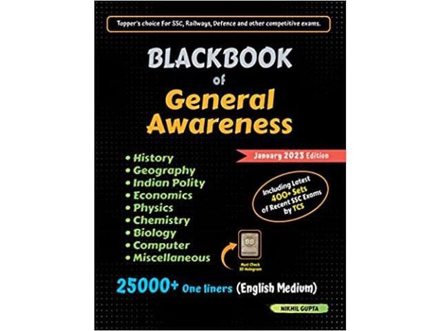 BlackBook of General Awareness by Nikhil Gupta - 1/1