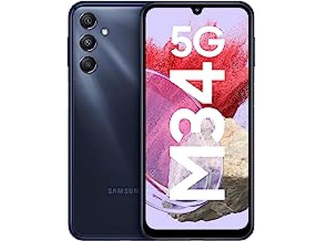 Samsung Galaxy M34 5G Phone with 8GB RAM, 128GB Storage - 1/1