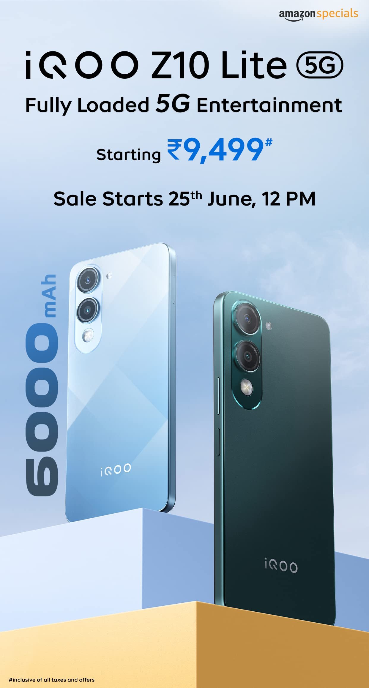 iQOO Z10 Lite Launched in India with 120Hz Display & 6,000mAh Battery