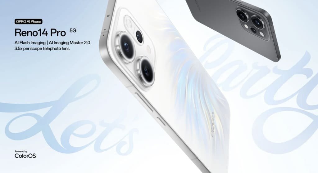 Oppo Reno 14 Pro Launched Globally with Quad 50MP Cameras, Dimensity 8450, and 6200mAh Battery
