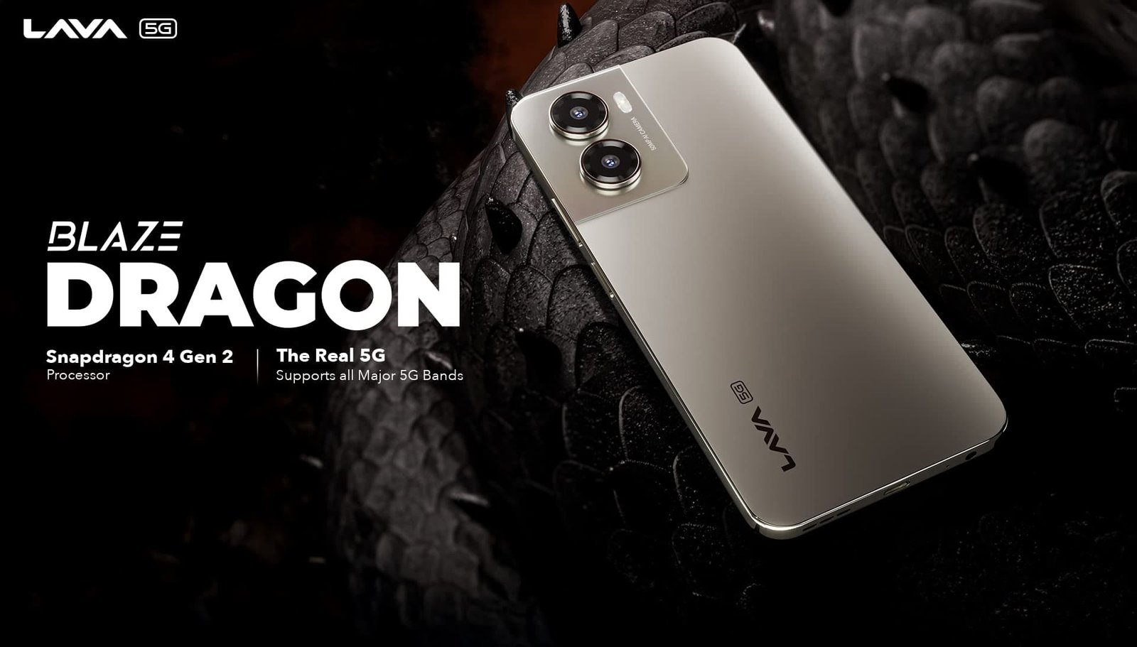 Lava Blaze Dragon 5G Launched in India with Snapdragon 4 Gen 2, Android 15 & 120Hz Display at ₹9,999
