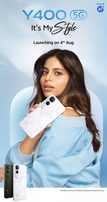 Vivo Y400 5G Launching on August 4: Design and Colors Unveiled