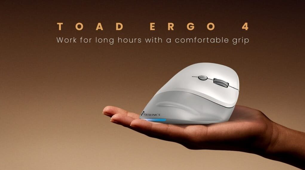 Portronics Toad Ergo 4 Vertical Wireless Mouse Launched at Rs. 899