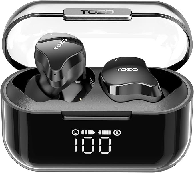 TOZO T18 Earbuds Review: Clear Calls, LED Display & Long Battery