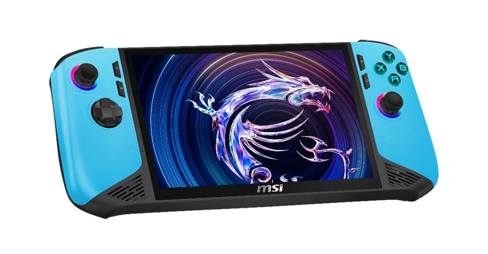 MSI Unveils Claw 8 AI+ Glacier Blue Edition at CES 2026