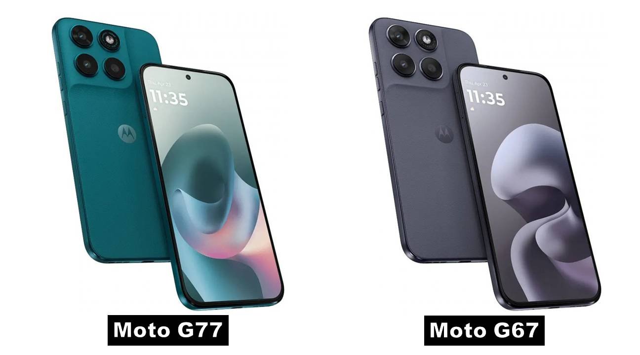 Motorola Unveils Moto G77 and Moto G67 With AMOLED Display, Android 16