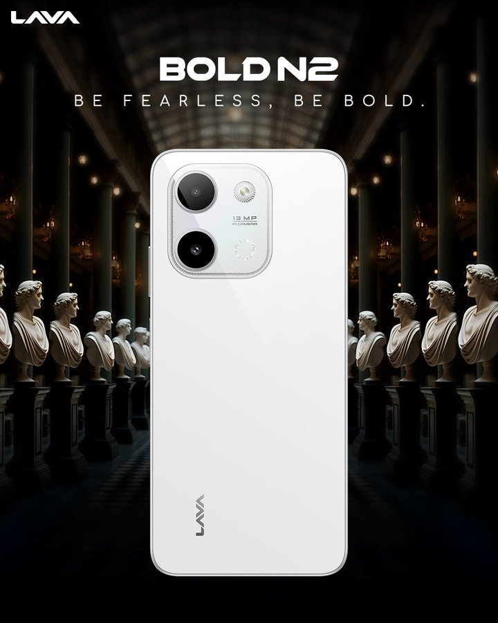 Lava Bold N2 4G Launched in India with IP64 Protection and 5,000mAh Battery