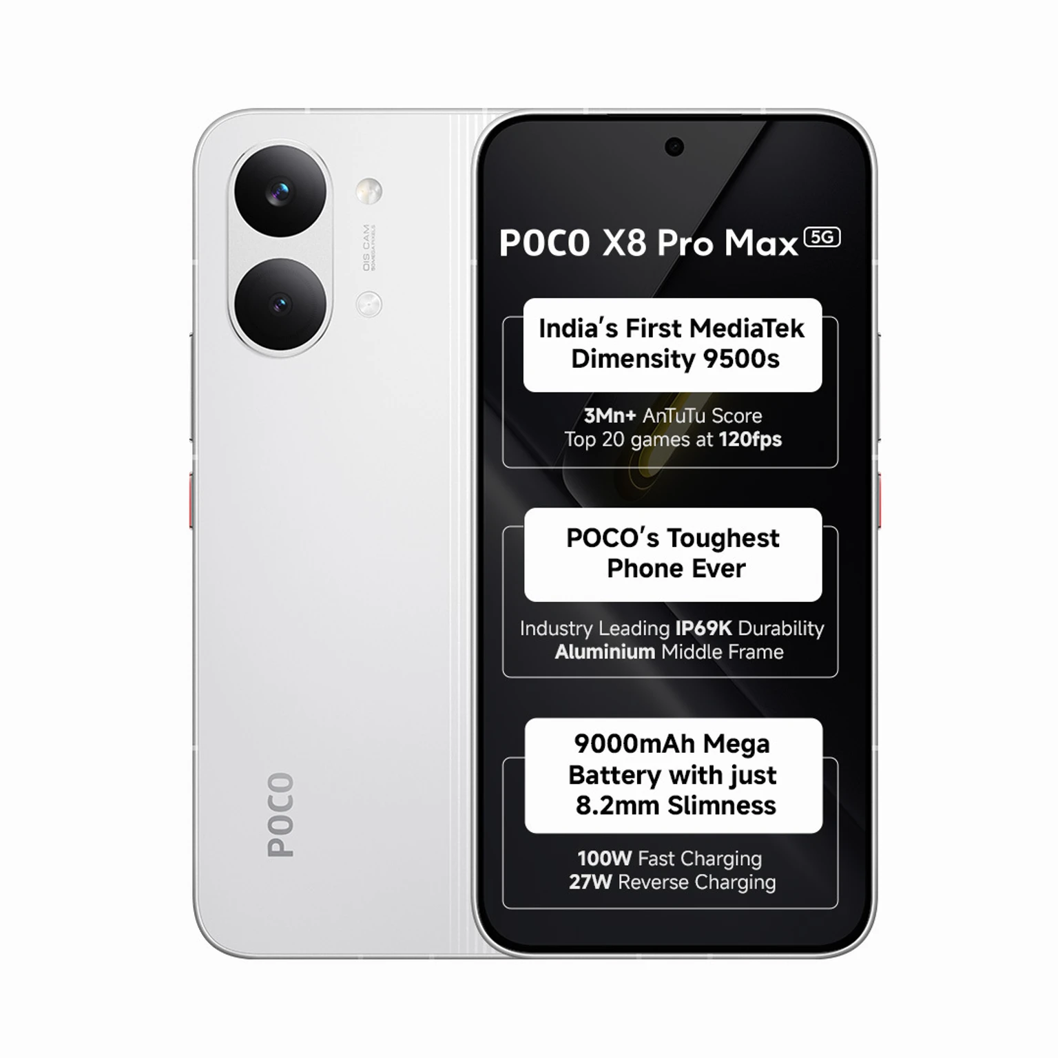 Poco X8 Pro Max Launched in India with 9000mAh Battery and Dimensity 9500s