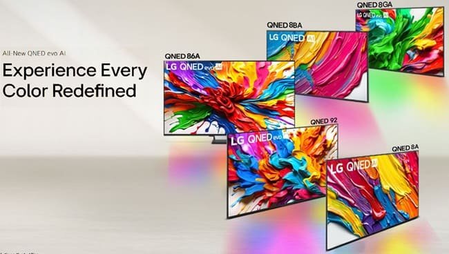 LG QNED evo AI 2025 India Models