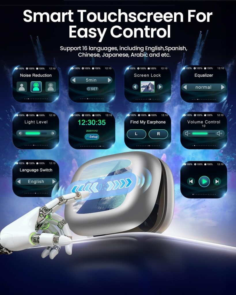 LEEMC TP03 Earbuds Smart Touchscreen