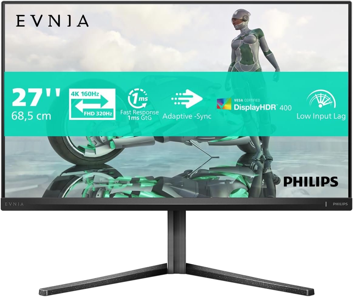 Philips Evnia 27M2N3800A Gaming Monitor Up for Pre-Order with 4K 160Hz and Full HD 320Hz Modes 1 Philips Evnia Monitor