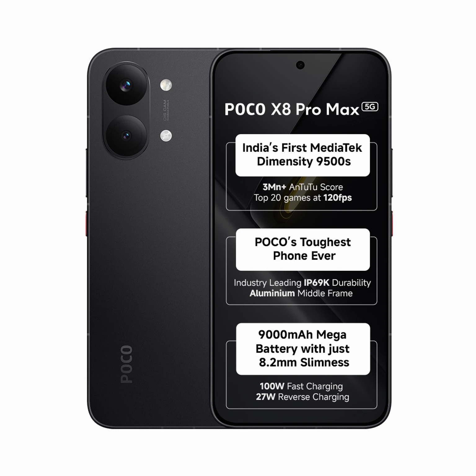 Poco X8 Pro Max Black