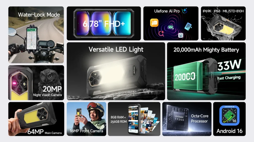 Ulefone RugKing 5 Pro Features