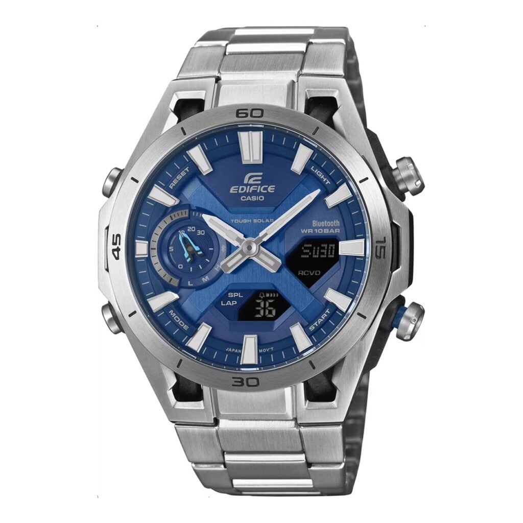 Casio Edifice ECB2300D-2A Watch Launched with Motorsport Design and Tough Solar Technology 1 Casio Edifice ECB2300D 2A