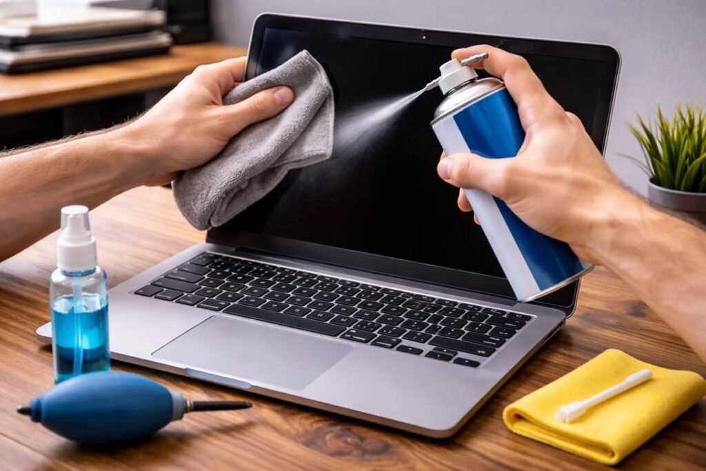 Cleaning Laptop