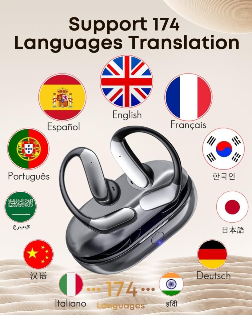 GNZUQ YYK-Q102 AI Translation Earbuds Review: 174 Languages, Instant Translation & 90H Battery 2 GNZUQ YYK Q102 1