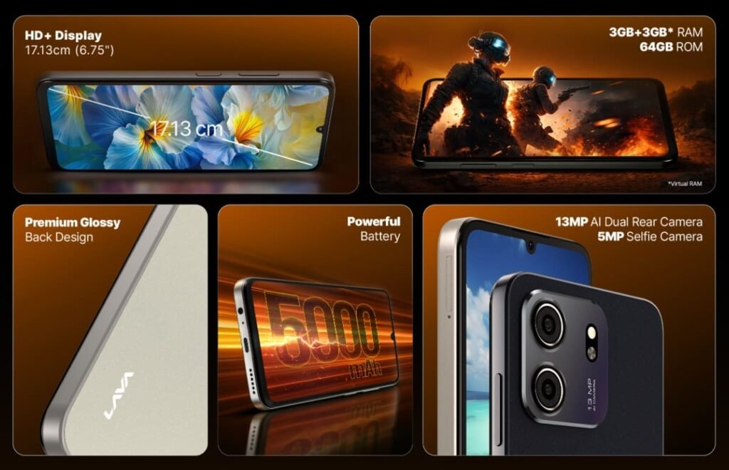 Lava Bold N2 Lite Features