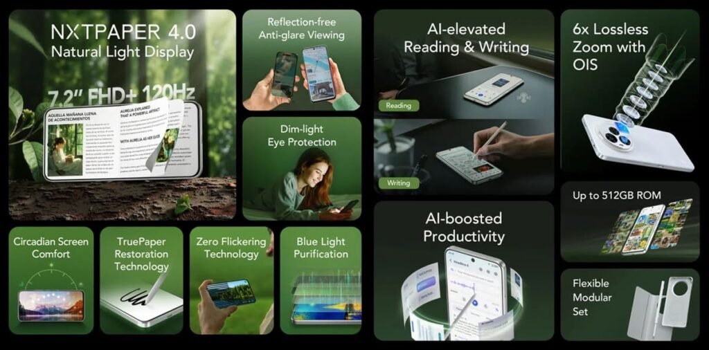 TCL NxtPaper 60 Ultra Features