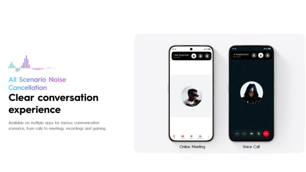 Tecno Android 16 HiOS 16 AI Noise Cancellation
